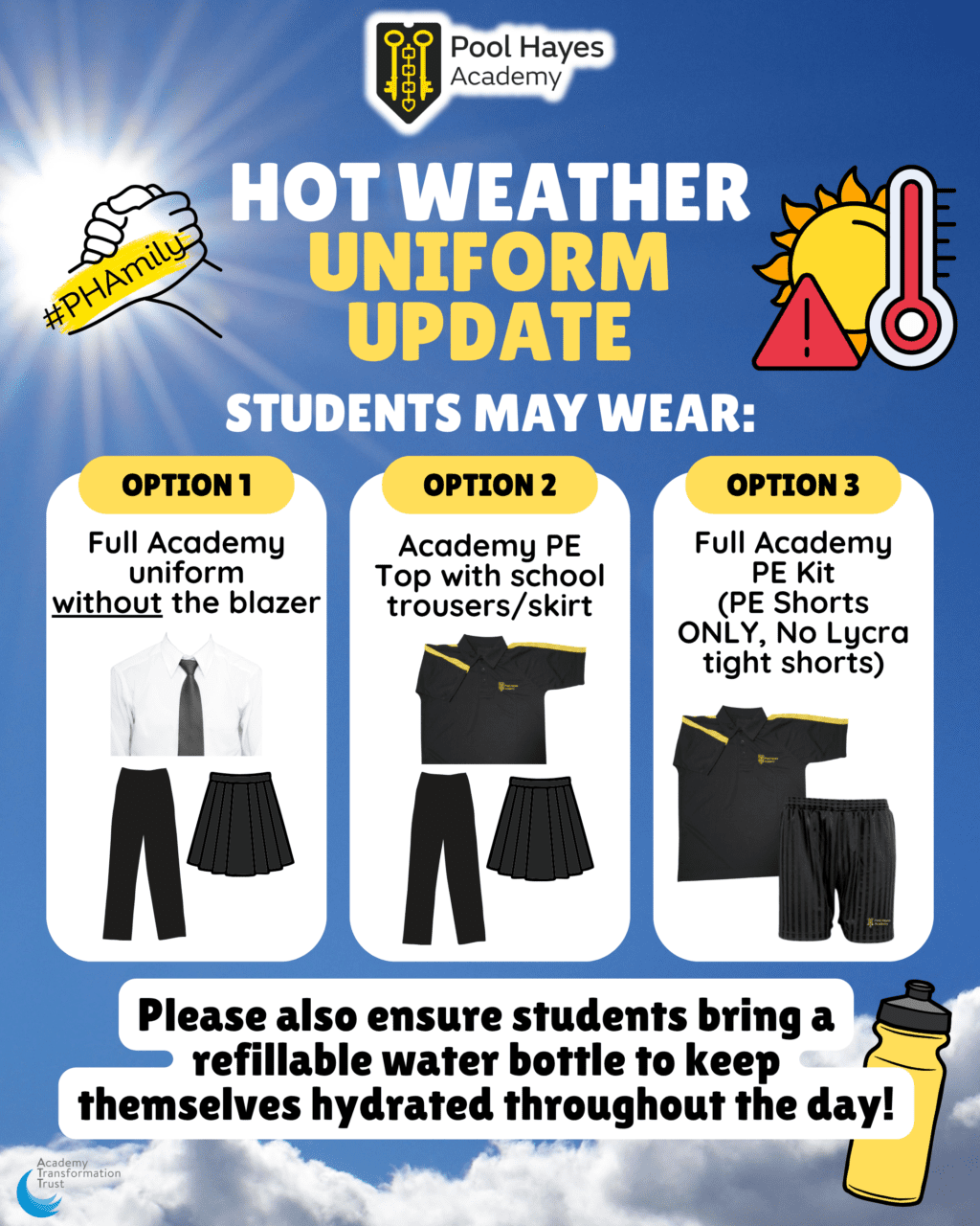 Warm Weather Uniform Update 22.06.26