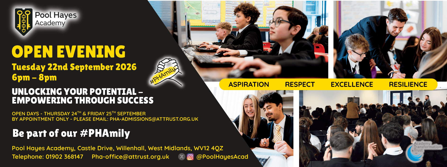 Open Evening Banner
